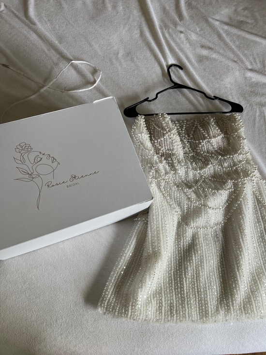 Rosie Etienne Dresses & Skirts - Rosie Etienne Lustre Beaded Mini Dress
